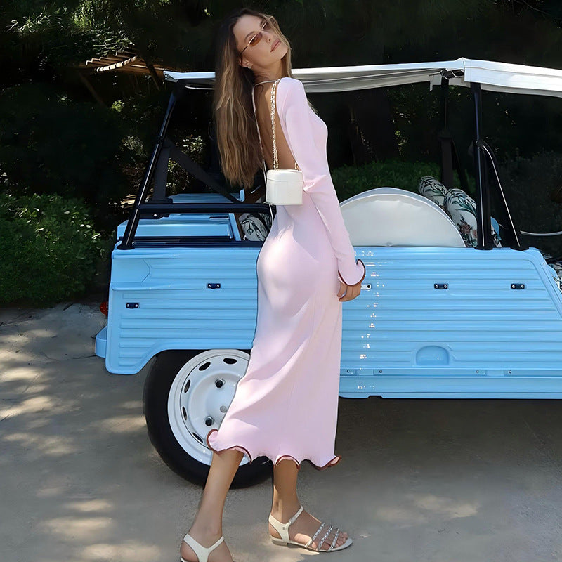 Melia Backless Midi Dress