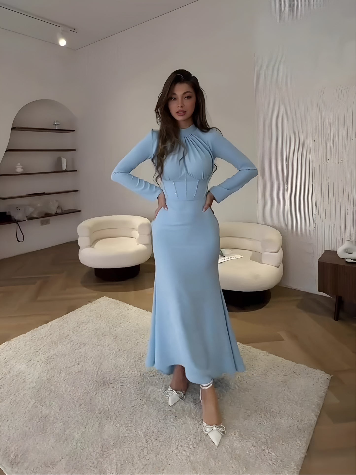 Malory Longsleeve Maxi Dress