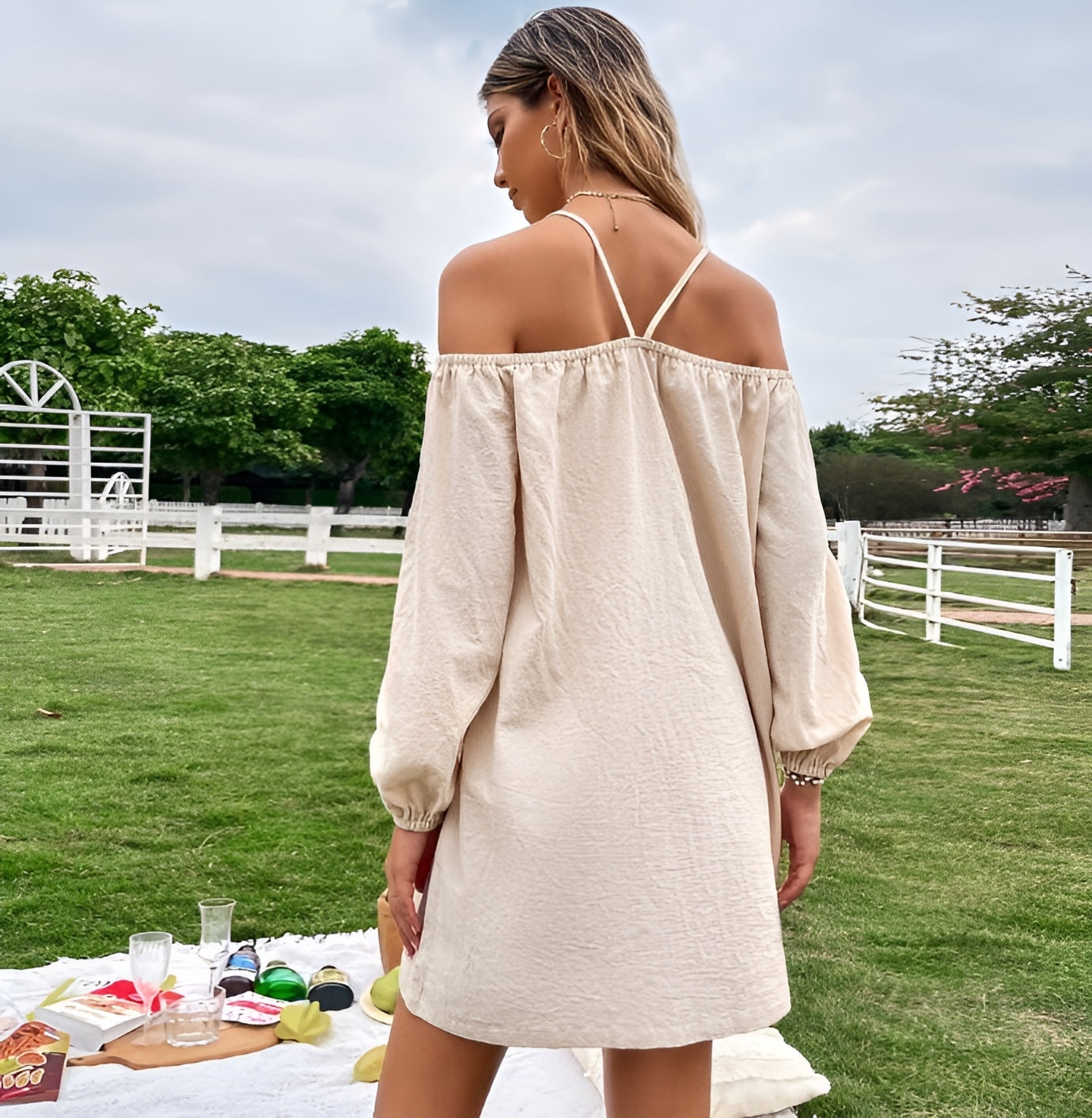 Penelope Off Shoulder Mini Dress